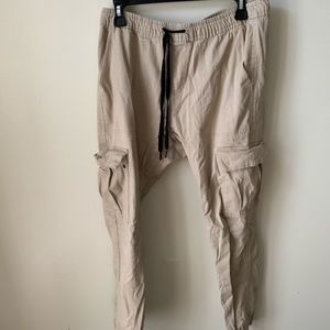 Khaki joggers